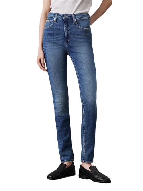 HIGH RISE SKINNY CALVIN KLEIN JEANS | J20J224492/1BJ